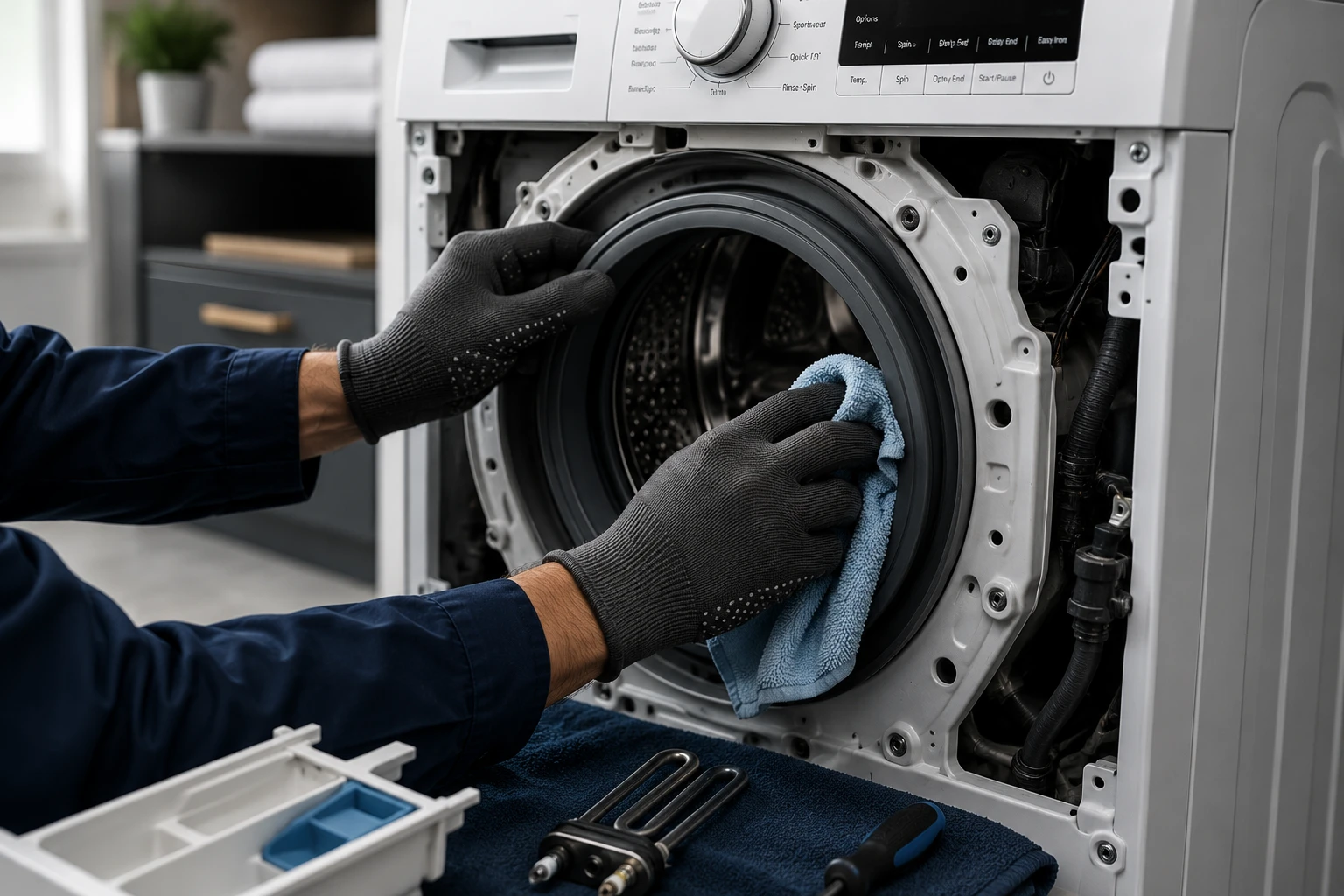 Manutenção de máquina de lavar multimarcas