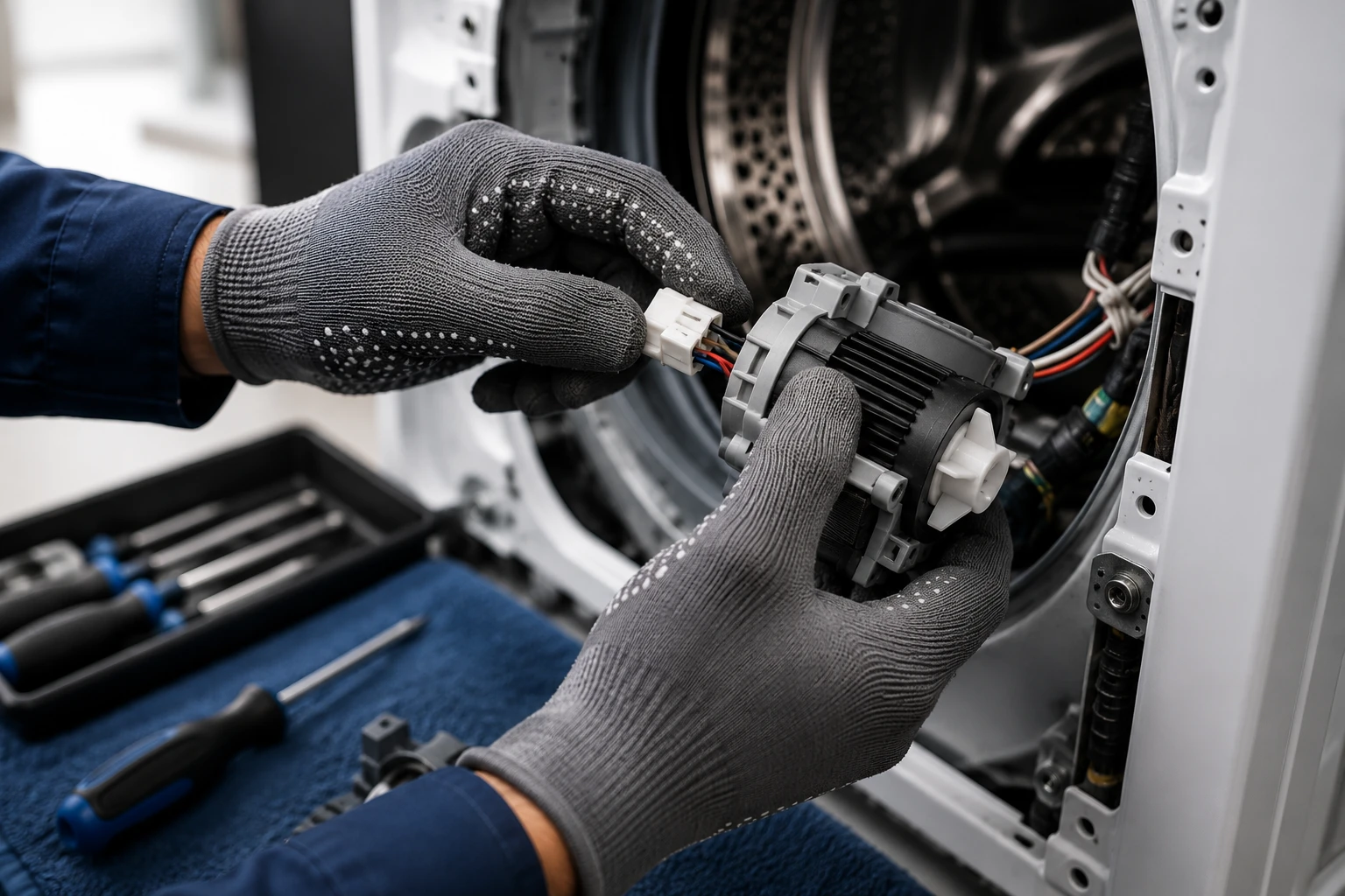 Serviço técnico em máquina de lavar